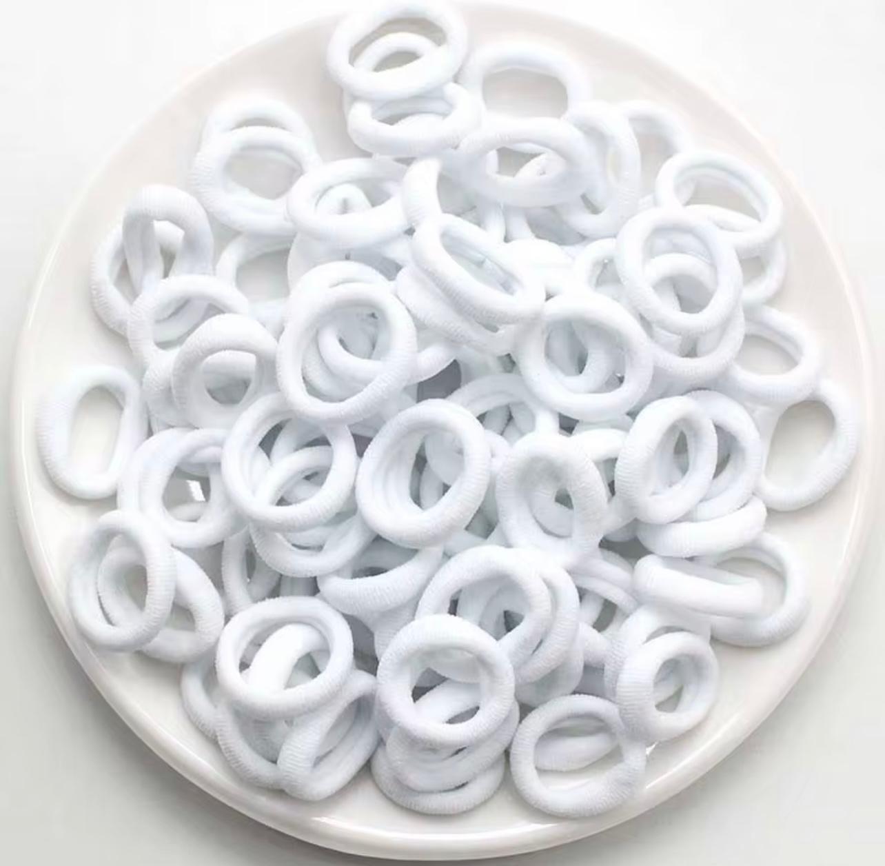 Hair Bands, 300 Pcs Set Hair Ties, No Crease Ponytail Holders, Tiny Soft Rubber Bands for Girls Kids Women,  No Hurt Durable Hair Accessories