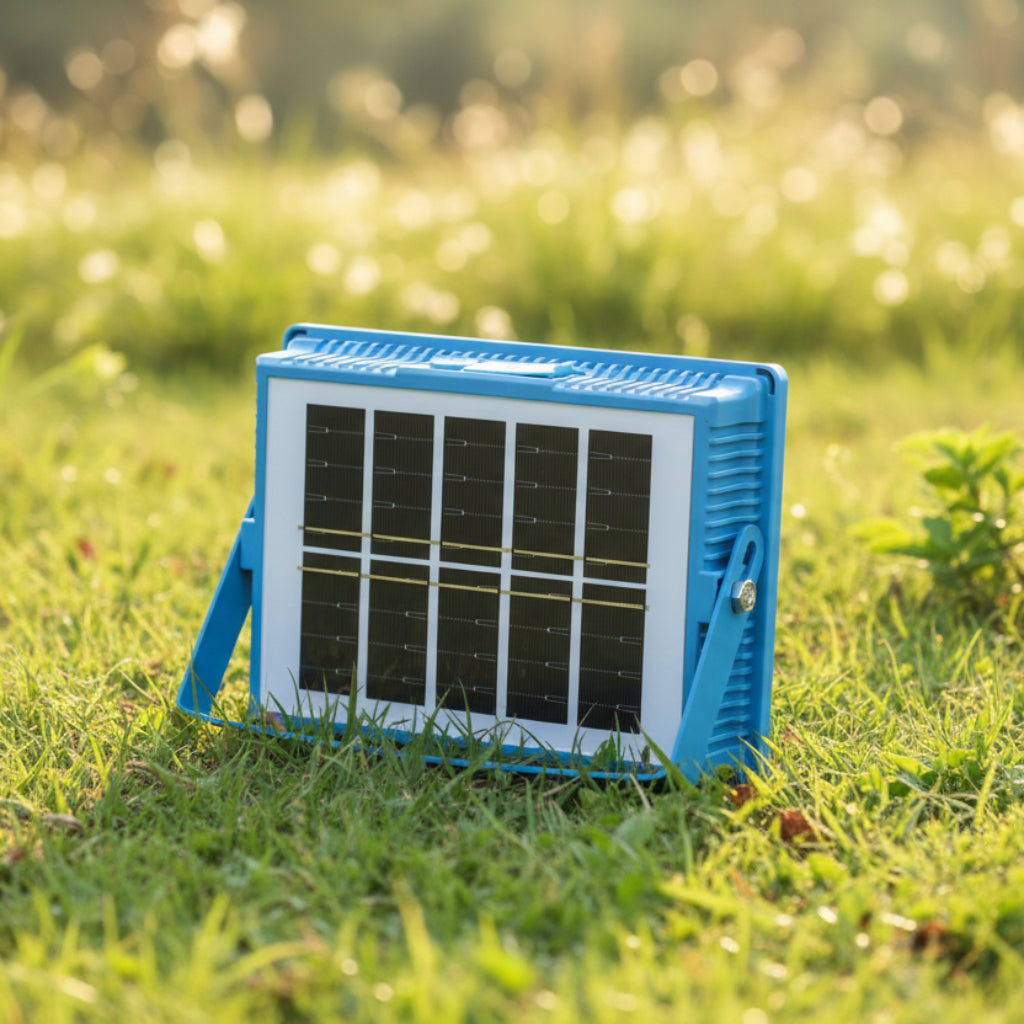 100W Solar LED Floodlight – USB Rechargeable Portable Outdoor Emergency Light for Garden & Camping