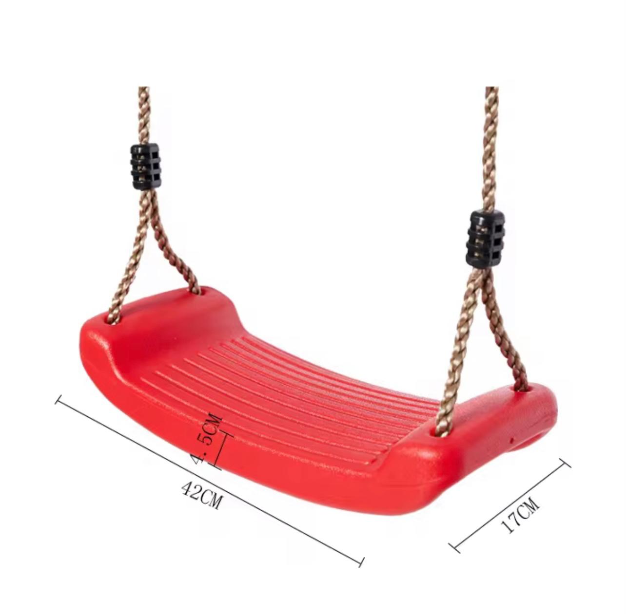 Kids' Adjustable Swing Seat - Durable Frosted Plastic, Indoor & Outdoor Play Equipment for Boys and Girls, Perfect Birthday,Playground Accessory , Playful Design, Durable Plastic, Swing Seat for Kids