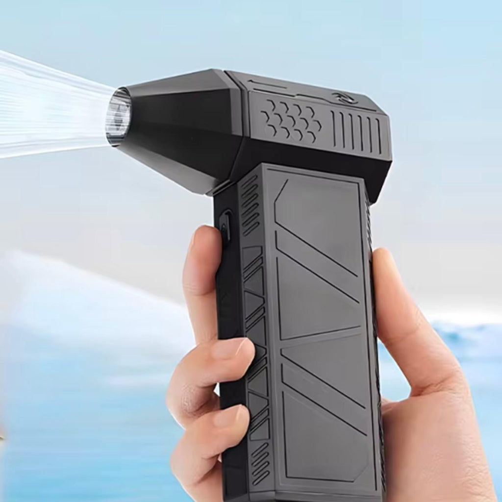 Mini Turbo Fan, Compressed Air Dust Collector 130000 RPM Cordless Powerful Blower with High-Speed Duct Fan, Brushless Motor Jet Dry Fan, Suitable for Electronic Cleaning, Automotive and Household Appliances