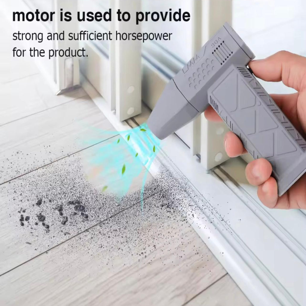 Mini Turbo Fan, Compressed Air Dust Collector 130000 RPM Cordless Powerful Blower with High-Speed Duct Fan, Brushless Motor Jet Dry Fan, Suitable for Electronic Cleaning, Automotive and Household Appliances