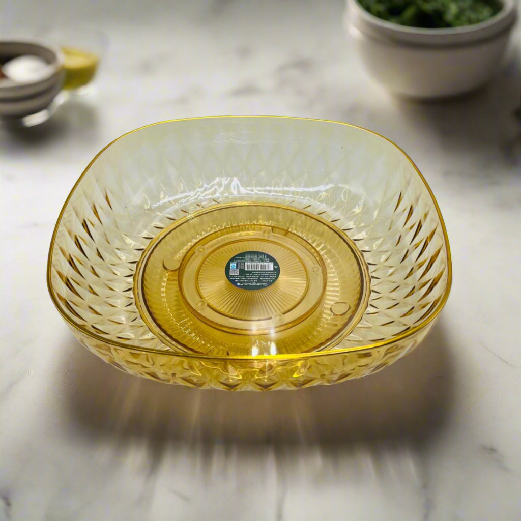 360° Rotating plastic Fruit Organizer Tray ( Size 23x8 cm )