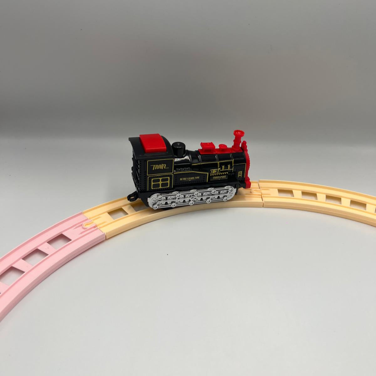 Electric Rail Toys Train Model Classic Battery operated Adjustable Railway.