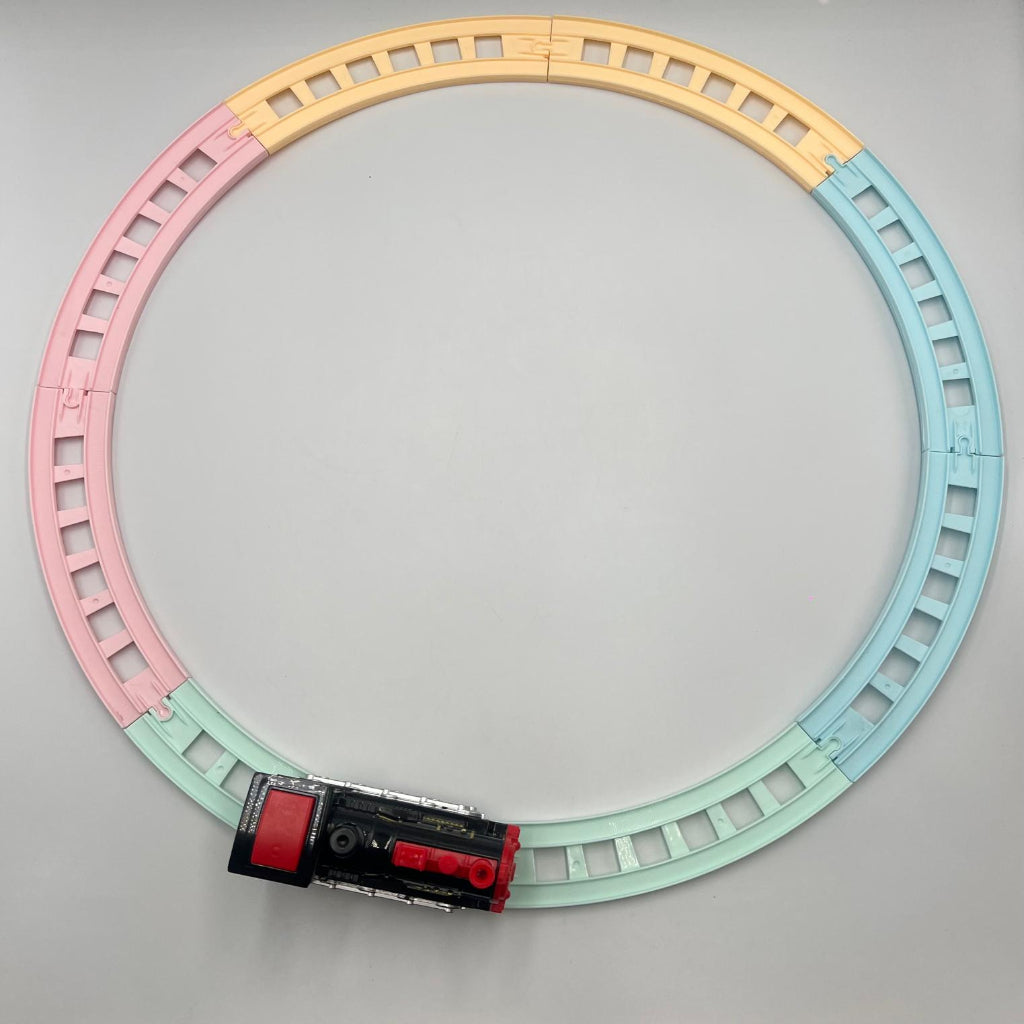 Electric Rail Toys Train Model Classic Battery operated Adjustable Railway.