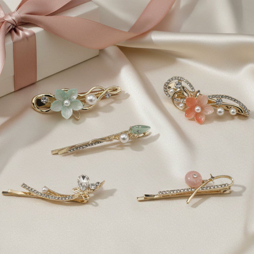 6pcs Elegant Sweet Hair Clip Set..