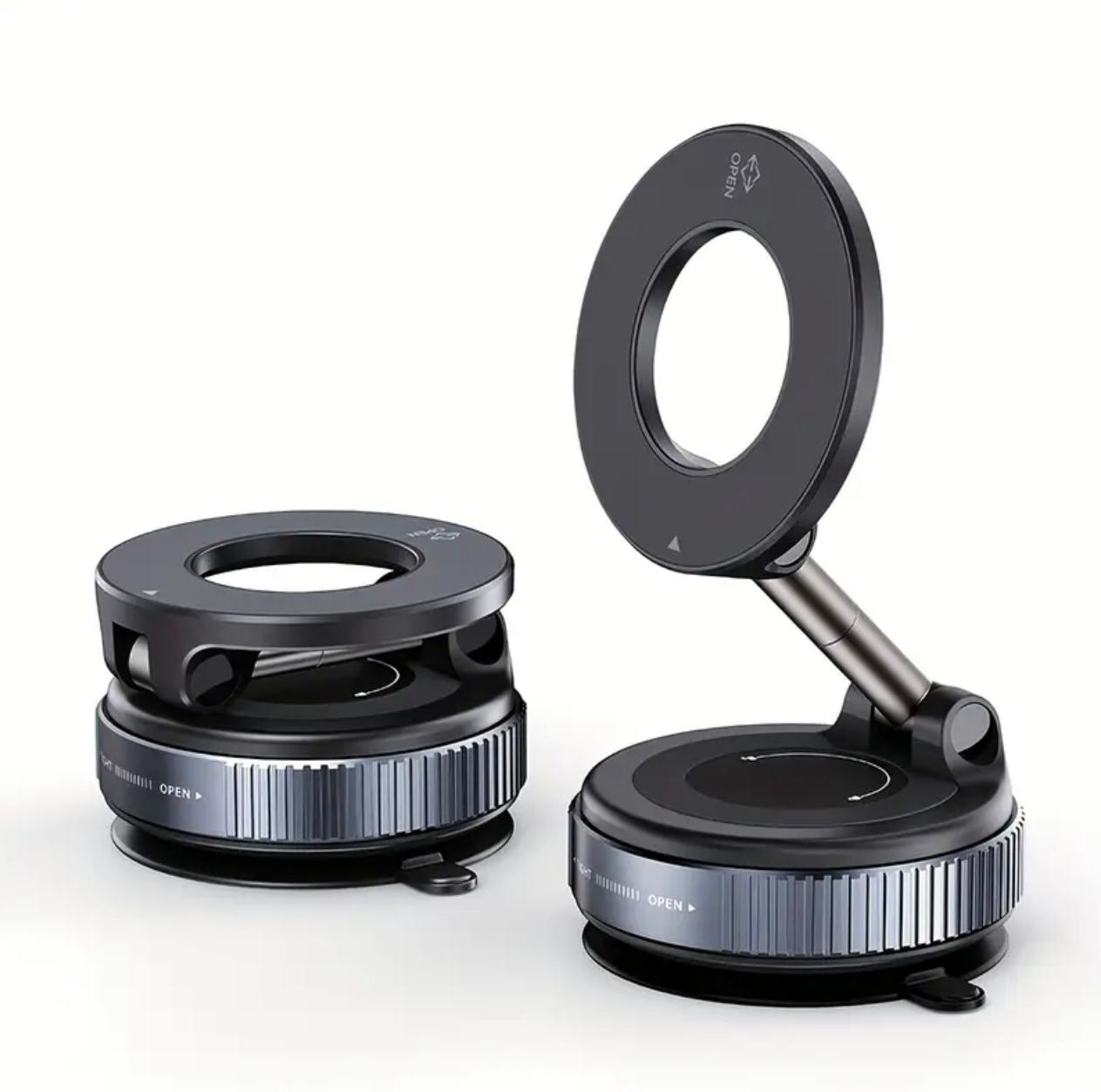 Powerful Magnetic Car Phone Holder – 360° Adjustable Mount