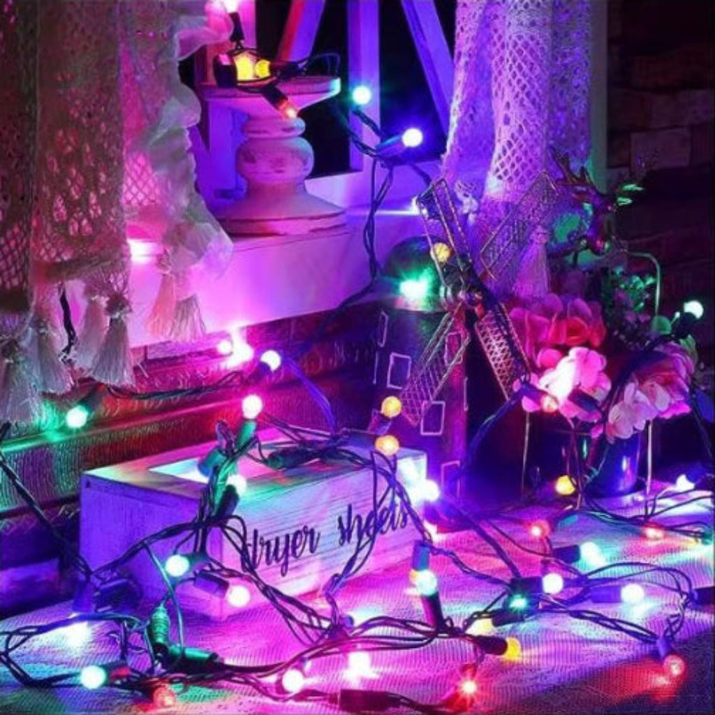 3M 40-LED Decorative String Lights – 3-Pin Plug Powered Fairy Lights for Home, Party & Festival Décor