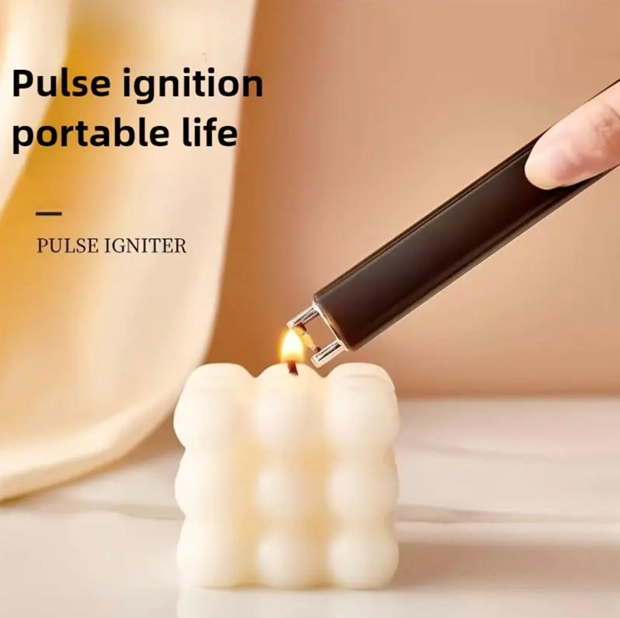 USB Rechargeable Electronic Lighter – Windproof Double Safety Arc Design