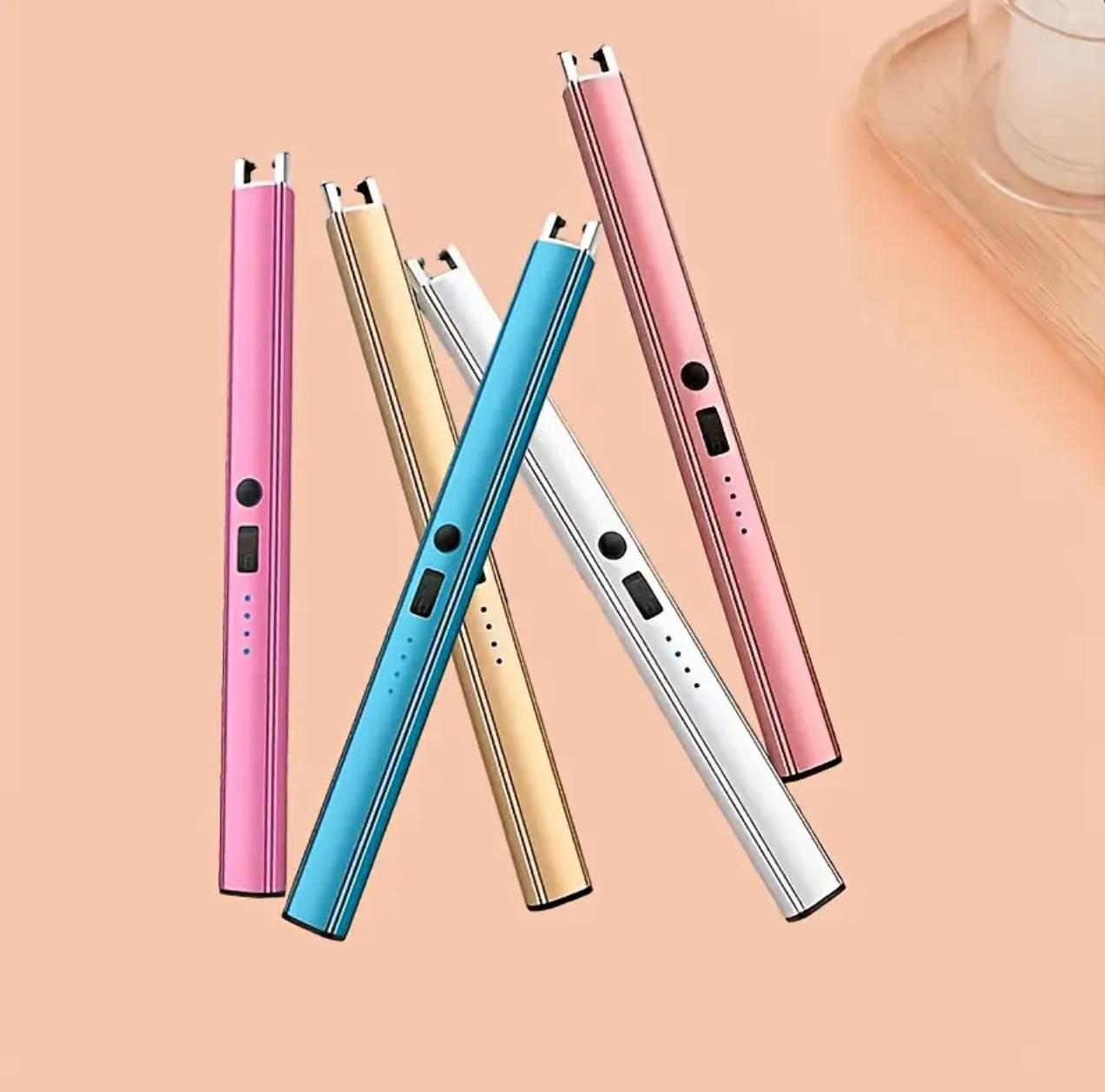 USB Rechargeable Electronic Lighter – Windproof Double Safety Arc Design