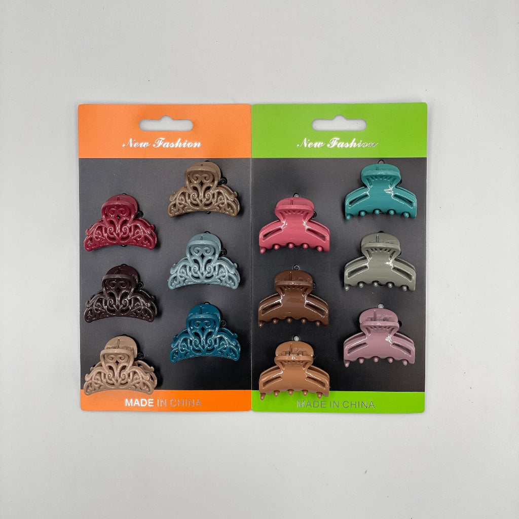 6 Pcs Hair Clip Set – Small Random Model