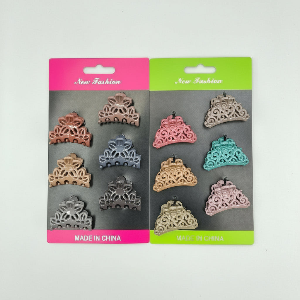 6 Pcs Hair Clip Set – Small Random Model