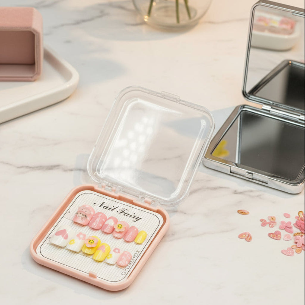 مجموعة تزيين الأظافر مكونة من 12 قطعة - طراز عشوائي أنيق، مجموعة مانيكير كاملة لتصميم الأظافر الإبداعي