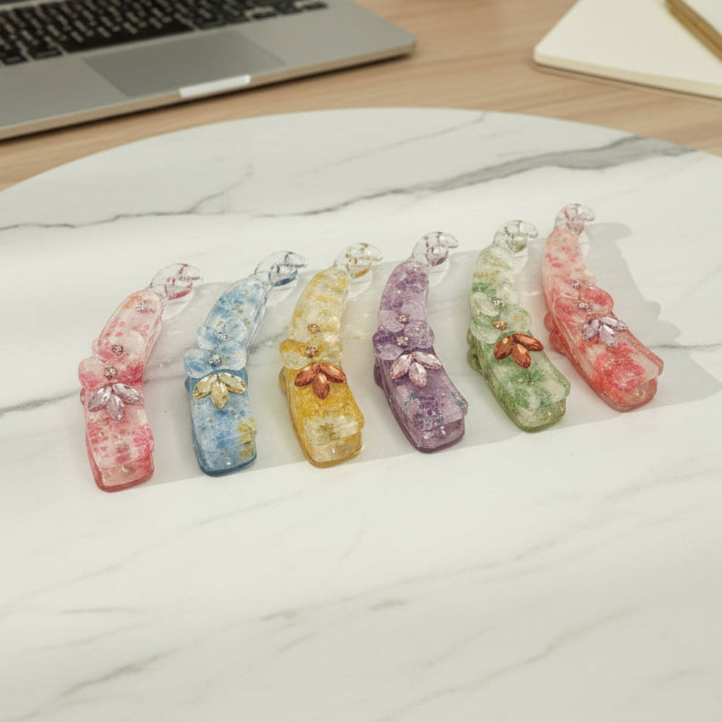 1 Pc Hair Clip – Elegant Fancy Model, Stylish & Durable Design