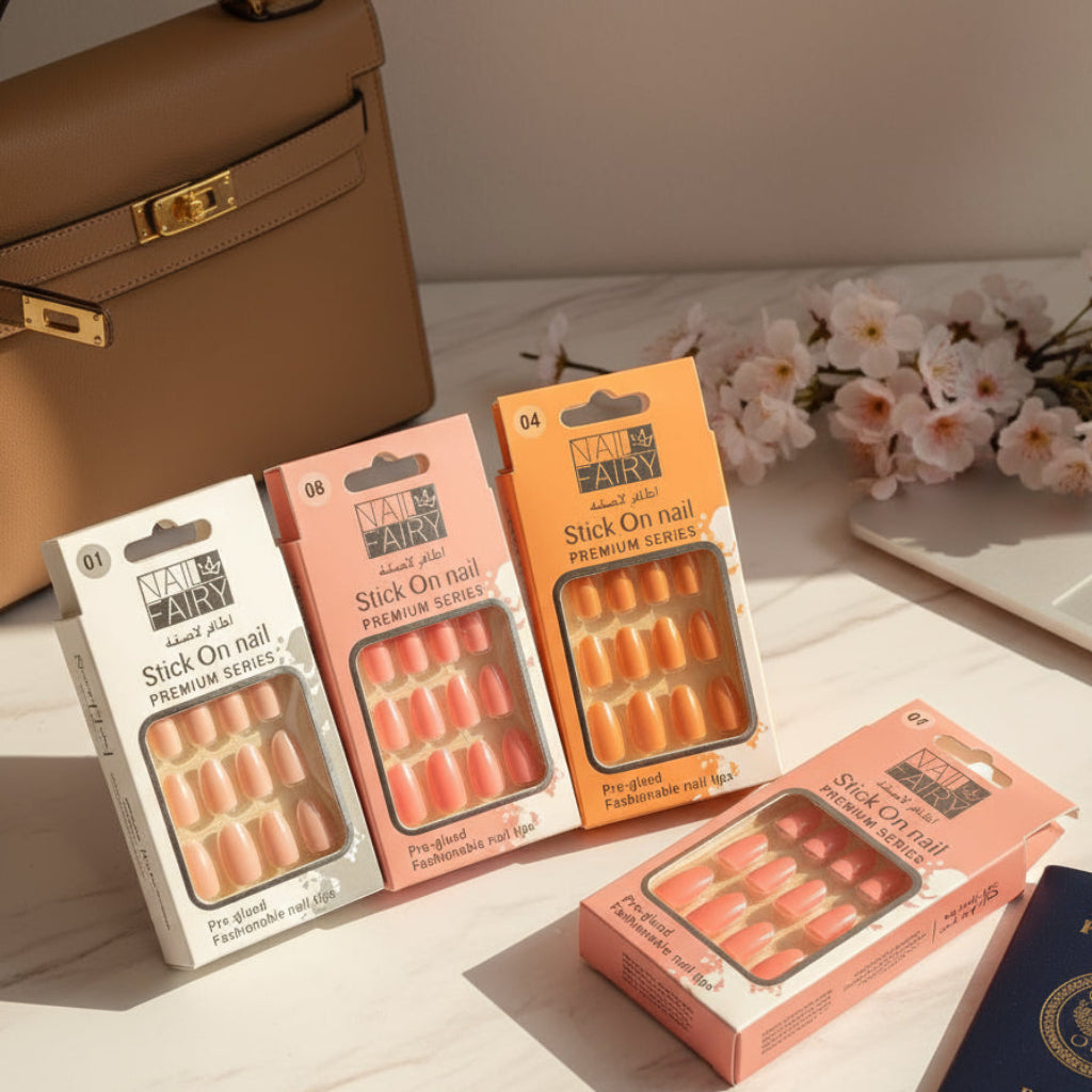 مجموعة تزيين الأظافر مكونة من 12 قطعة - طراز أنيق، تصميم كامل بالألوان، مجموعة مانيكير كاملة لتصميم الأظافر الإبداعي