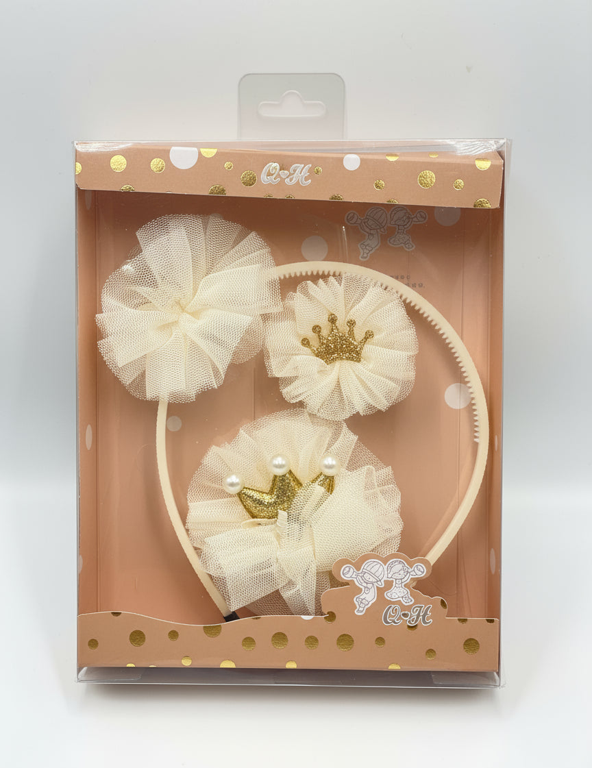 مجموعة ربطات الشعر - نموذج ولون عشوائي، مجموعة تصميم كاملة