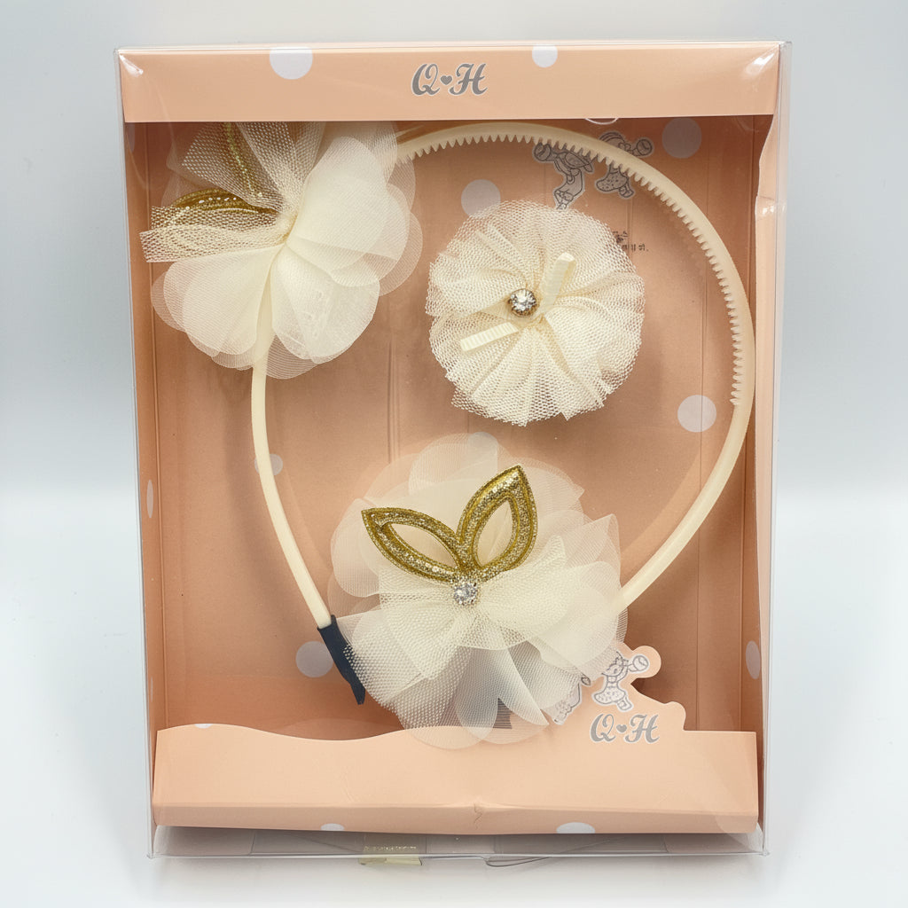 مجموعة ربطات الشعر - نموذج ولون عشوائي، مجموعة تصميم كاملة