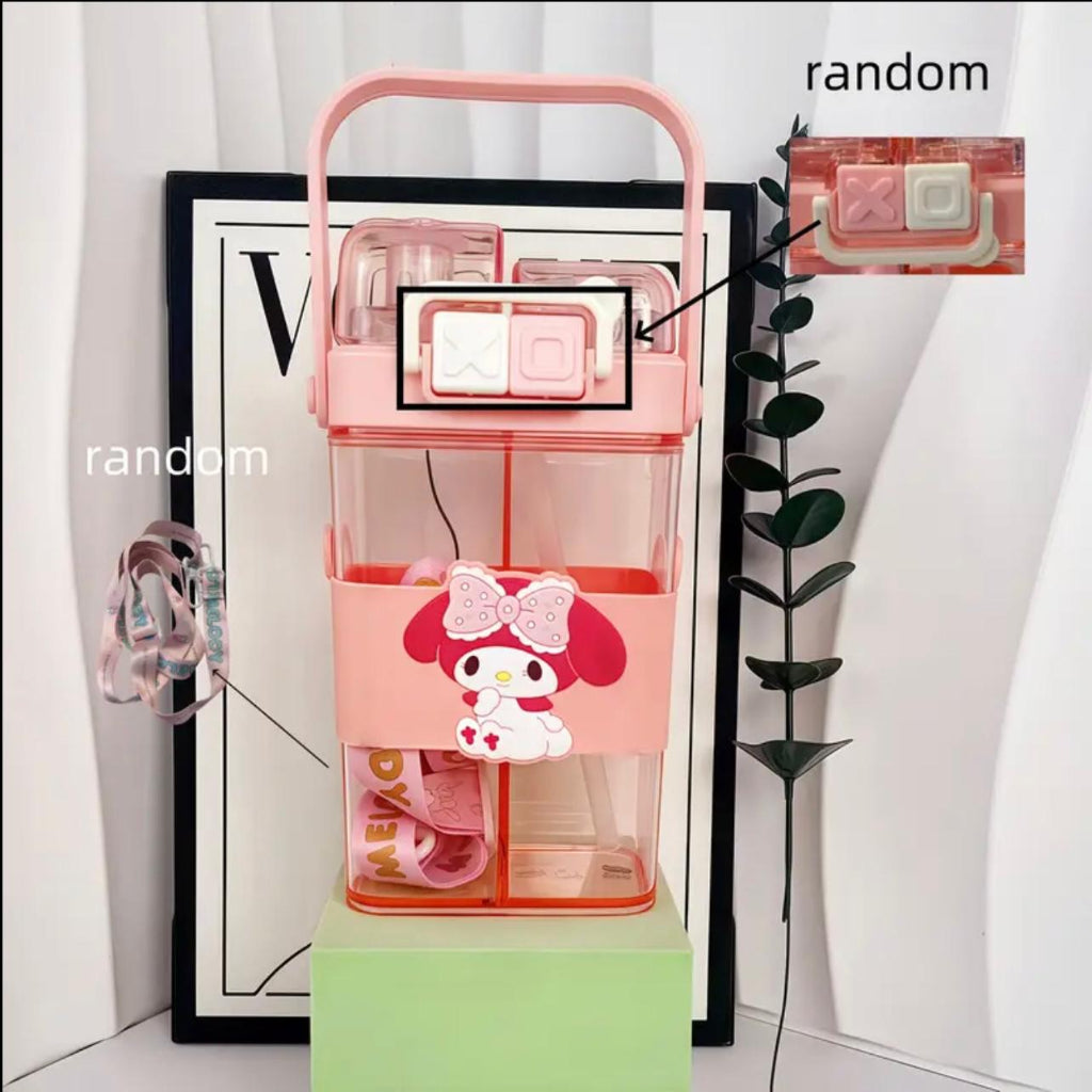 Dual Spout Straw Water Bottle – Kids’ Portable Drinkware