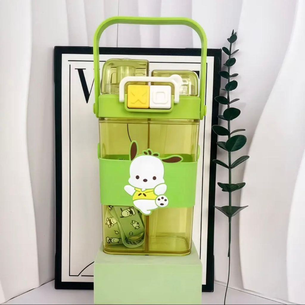 Dual Spout Straw Water Bottle – Kids’ Portable Drinkware