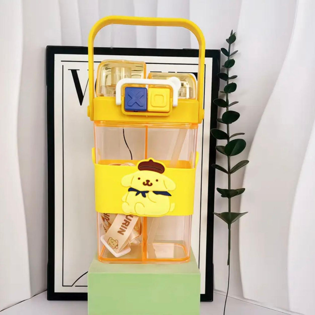 Dual Spout Straw Water Bottle – Kids’ Portable Drinkware