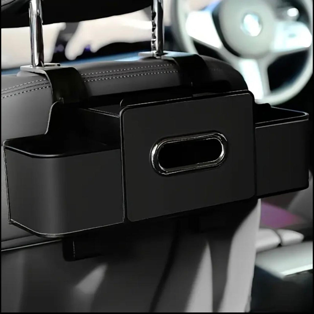 Premium Car Seat Back Organizer with Adjustable Hooks
