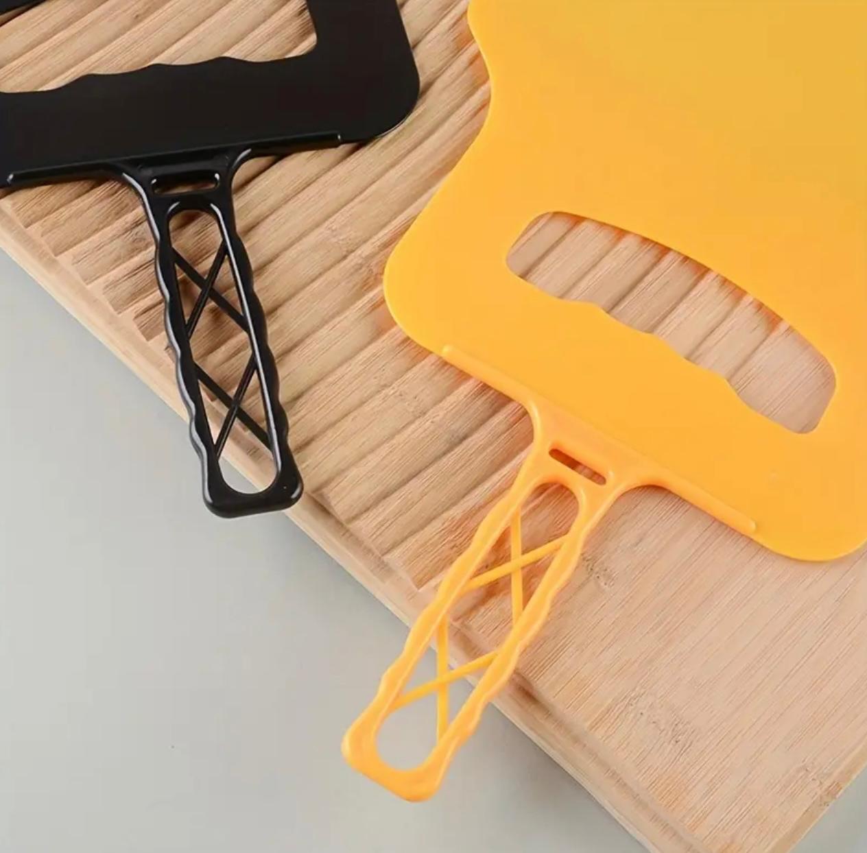 مراوح الشواء المحمولة المقاومة للحرارة - ملحقات شواء متينة باللونين الأحمر والأزرق مع مقبض مريح