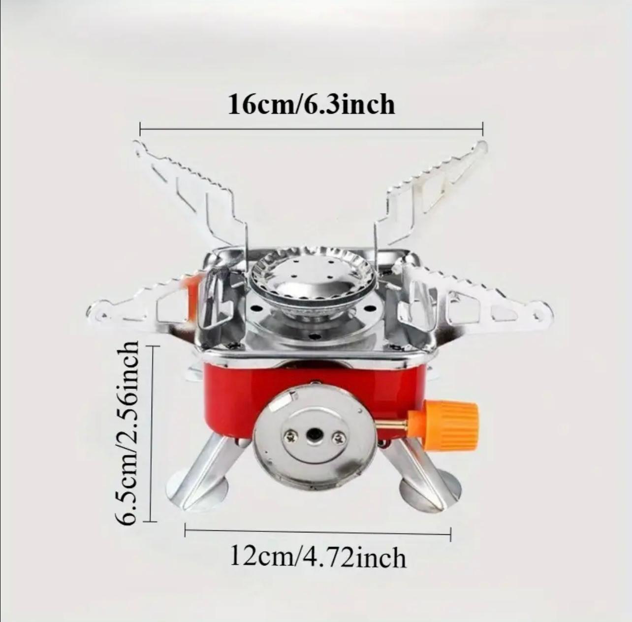 Portable Gas Camping Stove with Ignition – Windproof Outdoor Cooker for Camping, Hiking & Picnics