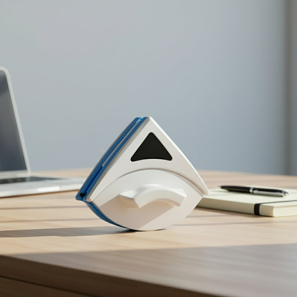 منظف الزجاج المثلث – أداة تنظيف النوافذ المغناطيسية ذات الوجهين