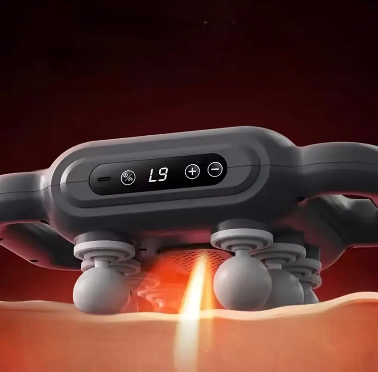 جهاز تدليك قابل لإعادة الشحن - أداة استرخاء مدمجة وقوية ومؤتمتة بالكامل