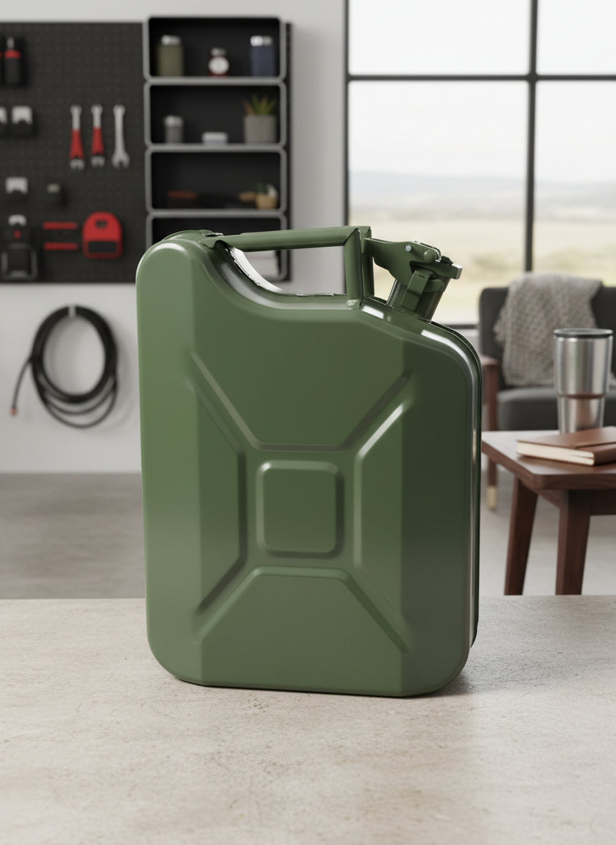 Portable Metal Oil Can – Durable, Leak-Proof & Multi-Purpose Design
