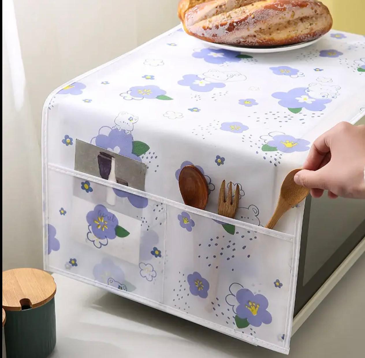 Modern PEVA Microwave & Random Oven Cover – Stylish, Waterproof & Dustproof Protection