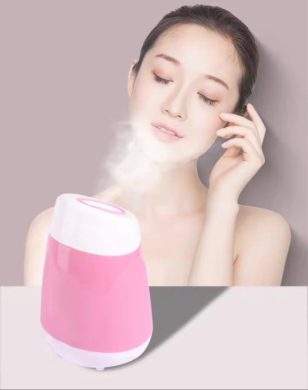 Portable Spray Hydrotherapy Facial Steamer & Humidifier – Efficient Face Moisturizing Device