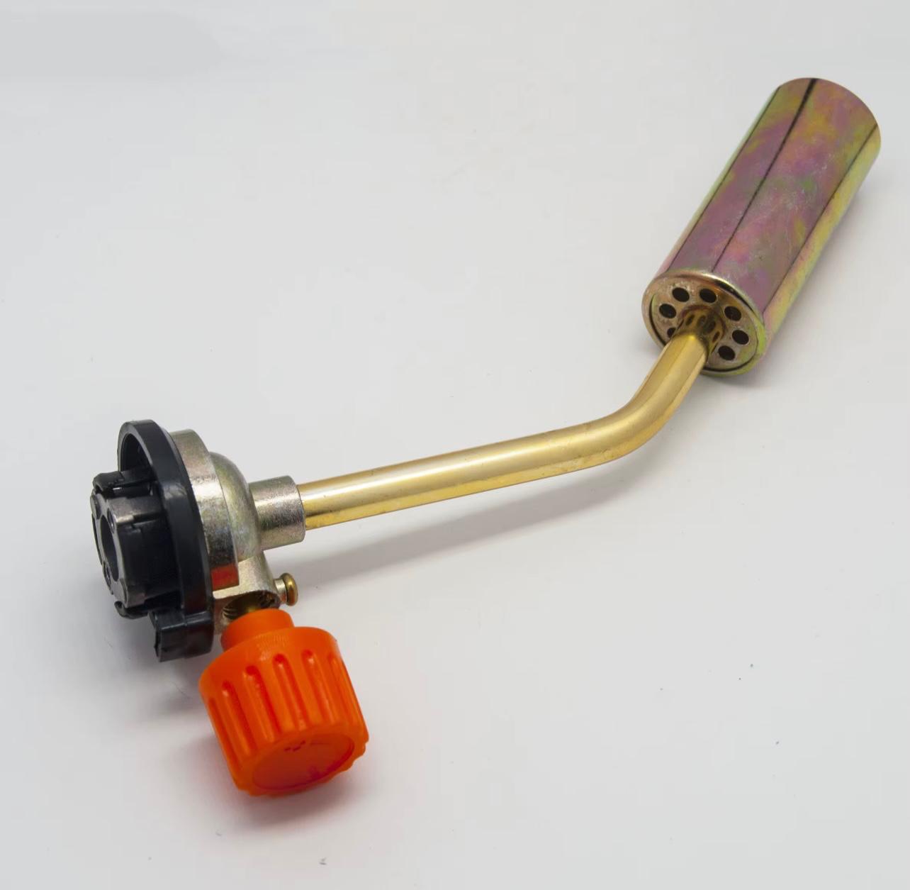 موقد نفخ عالي التحمل من نوع البطاقة، قاعدة لهب ثابتة للتخييم واللحام واللحام والشواء وإشعال الفرن