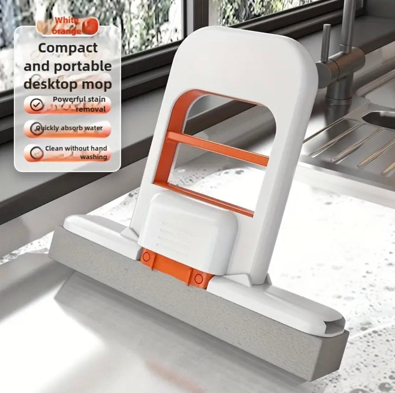 Multifunctional Mini Mop – Foldable & Hands-Free