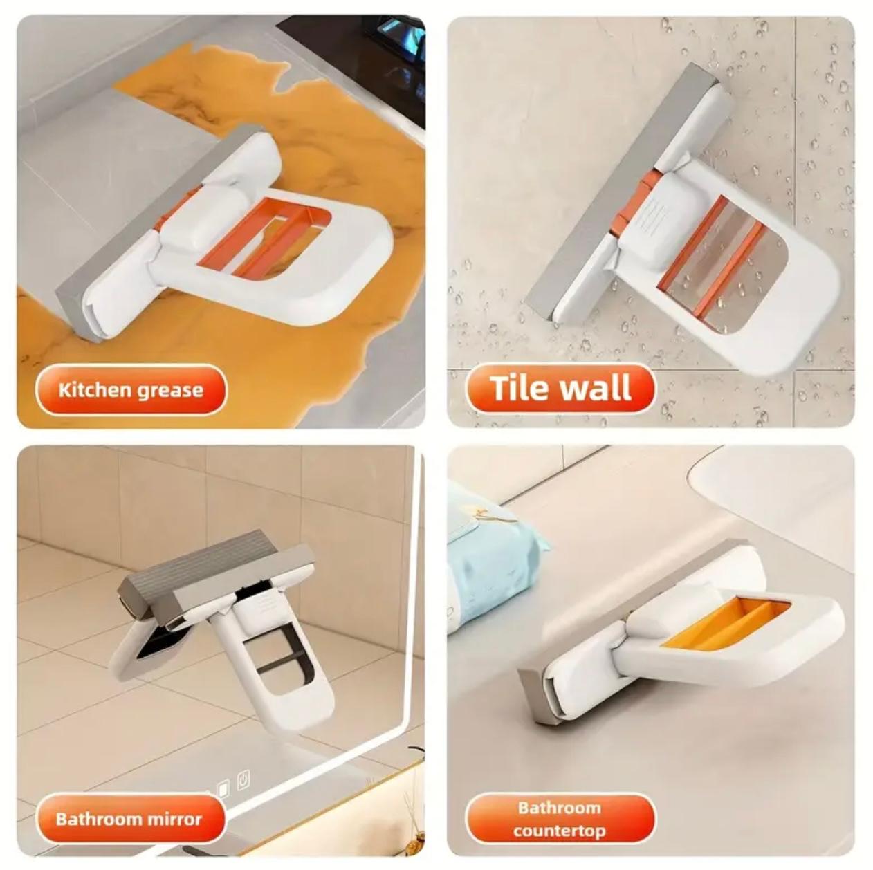 Multifunctional Mini Mop – Foldable & Hands-Free