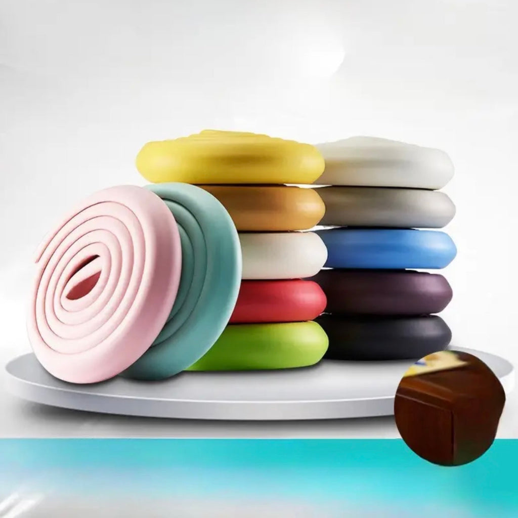 1pc of Anti-Collision Strip Supplies: a Wider And Thicker Protective Strip, a Soft Bag for Table Corners, And an Anti-Collision Strip.