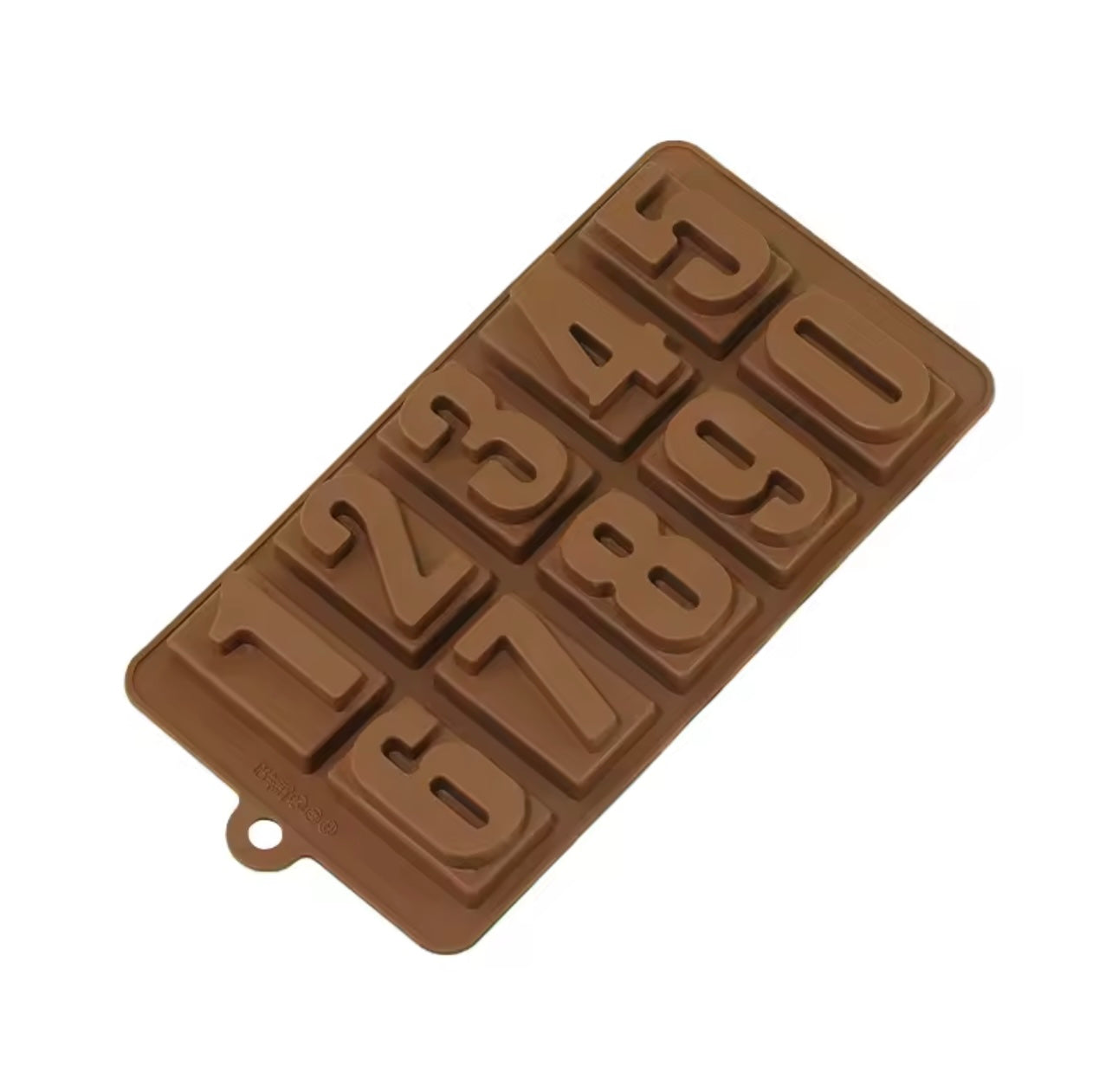 0-9 Number Crayon Mold Happy Birthday Number Candle Mold Chocolate Baking Silicone Mold Ice Tray Mold Resin DIY Mold for Making Halloween Cookie Soap Candle Cake Decoration..