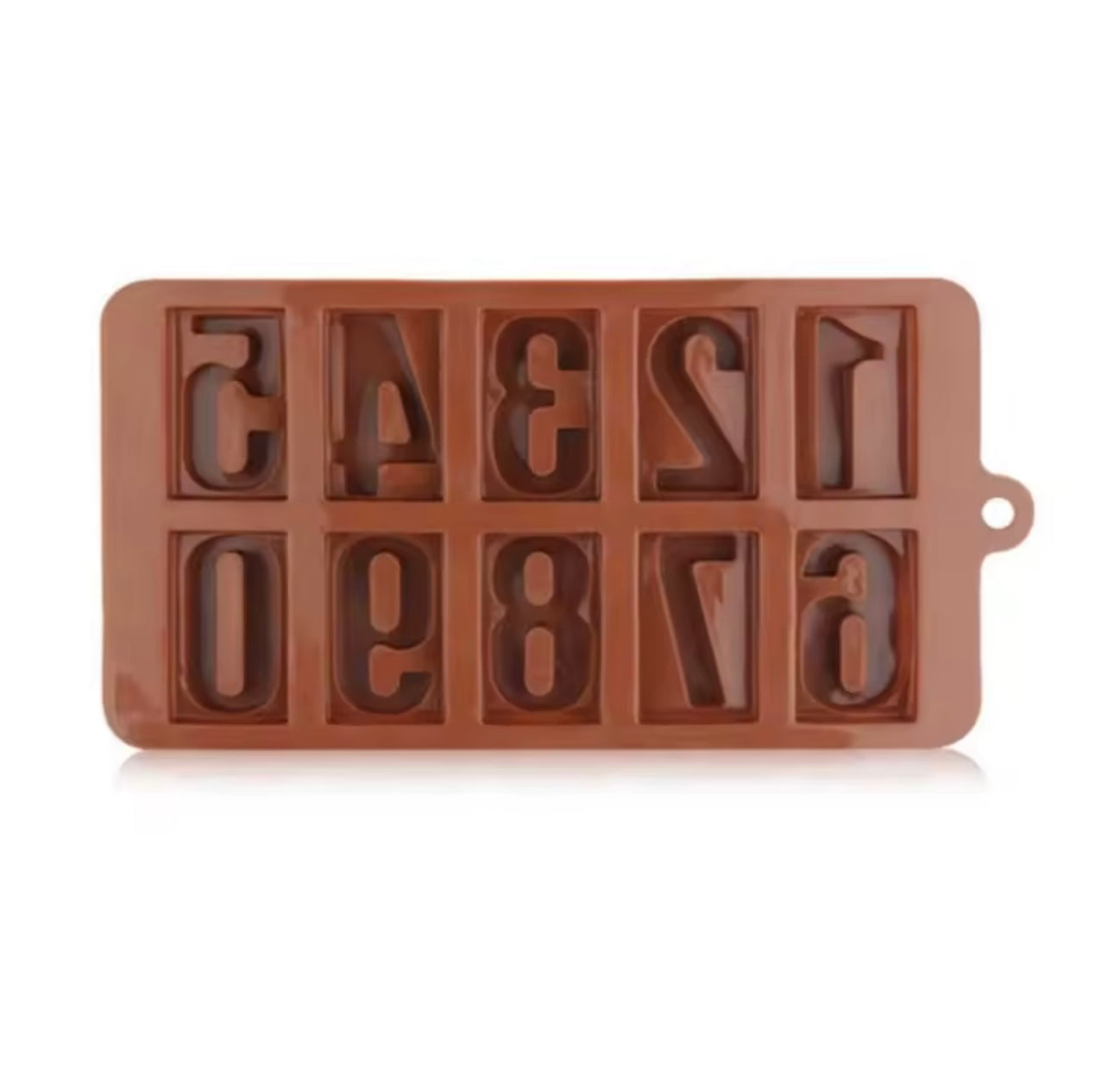 0-9 Number Crayon Mold Happy Birthday Number Candle Mold Chocolate Baking Silicone Mold Ice Tray Mold Resin DIY Mold for Making Halloween Cookie Soap Candle Cake Decoration..