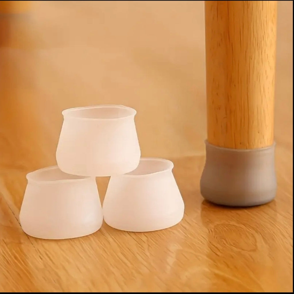 8pcs  set of Universal Chair Leg Protectors, Durable, Thickened, Anti-Slip, And Silent, Designed to Safequard Hardwood Floors from Scratches And Noise, Allowing for Smooth Movement of Chair Legs.
