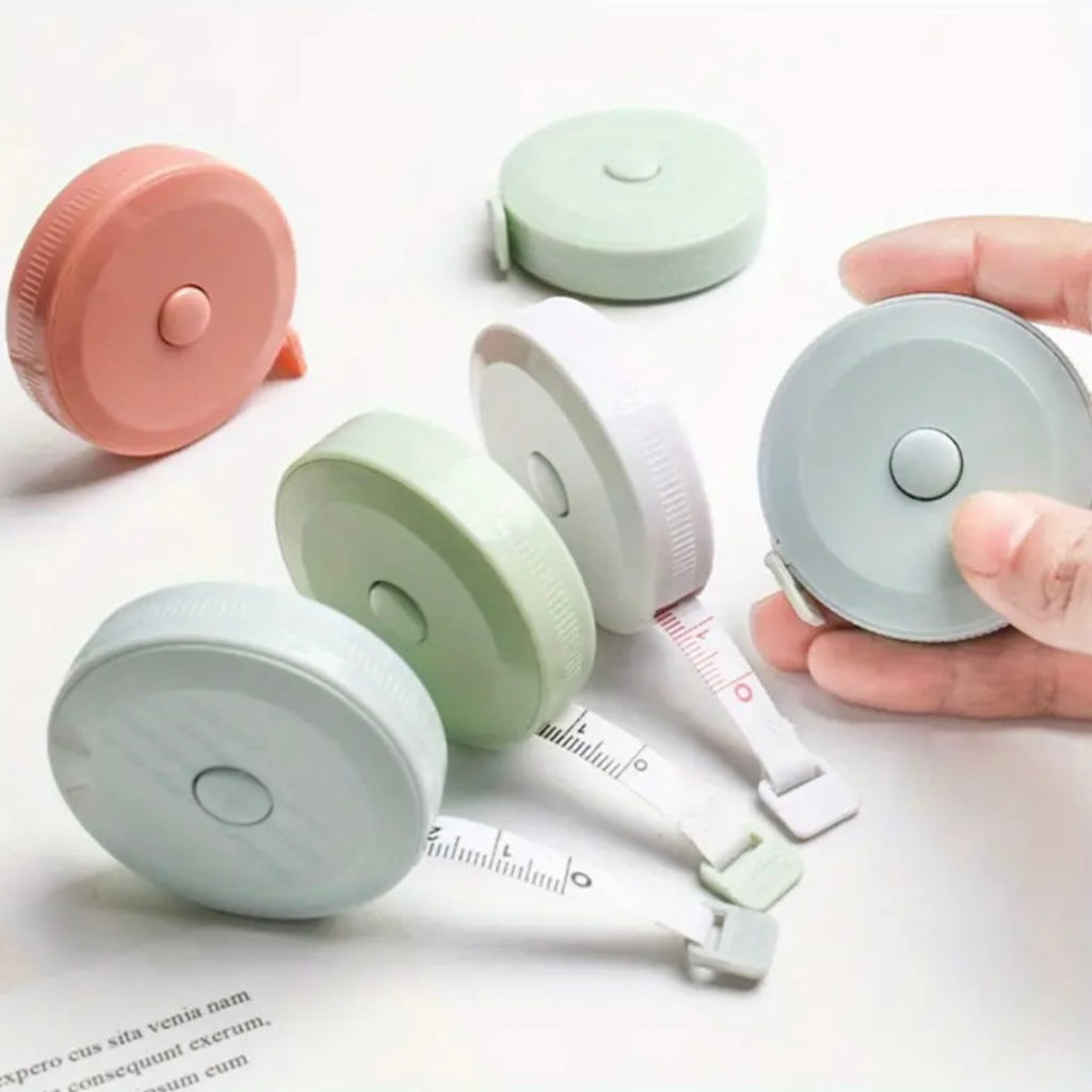 1.5m Soft Tape Measure with Double Scale - 60 Inch Flexible Body Measuring Ruler for Tailors and Crafts, Pastel Colors, Plastic Material, Essential Tool for Sewing and Crafting, Tailoring Accessories , Sewing Supplies