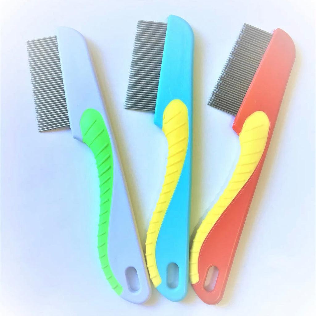 1pcs Fine-Tooth Comb, Lice and Flea Removal Comb, Pet Flea Comb - Suitable for Women's Body Care, Travel, Outdoor, Sports, Office Portable Hair Comb