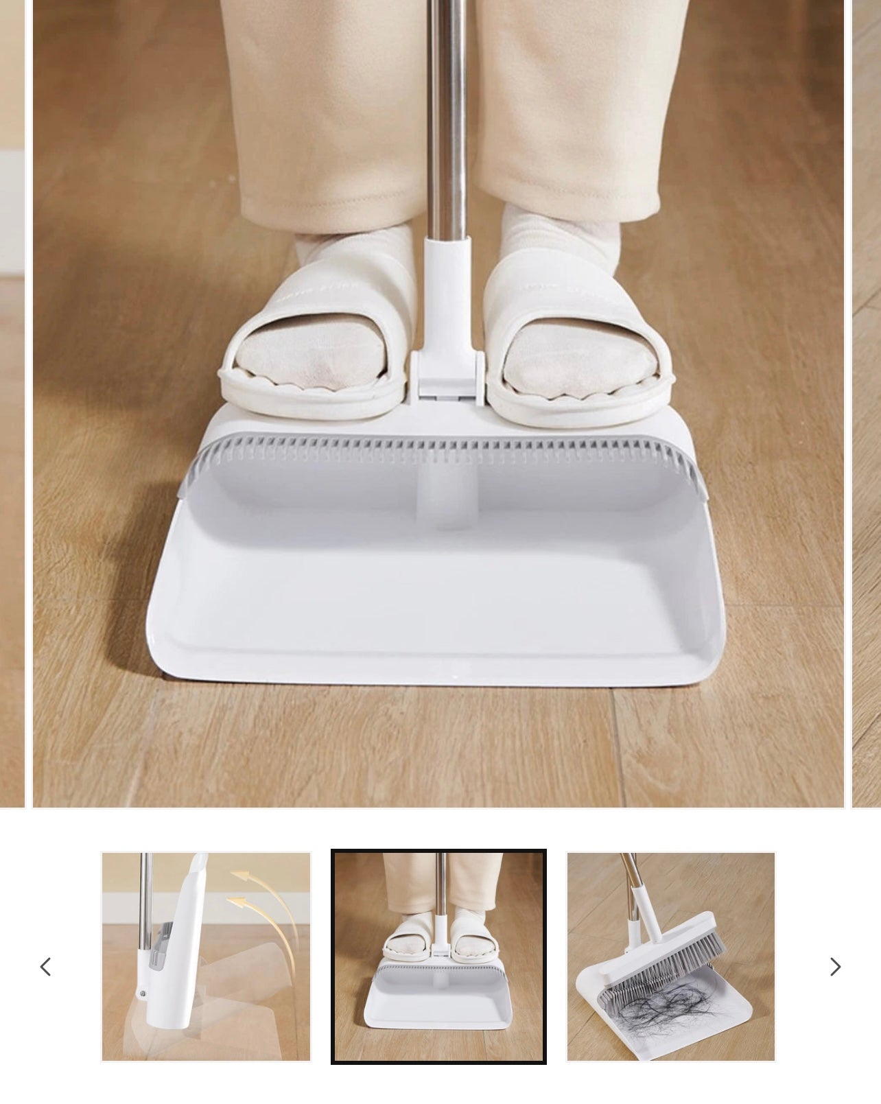This Long Handled Dustpan Brush Set features a 90CM ergonomic handle that eliminates the need to bend. The broom swivels 360° to reach every corner, the foldable dustpan is easy to store in tight spaces.Built-in comb teeth ensure quick bristle cleaning..