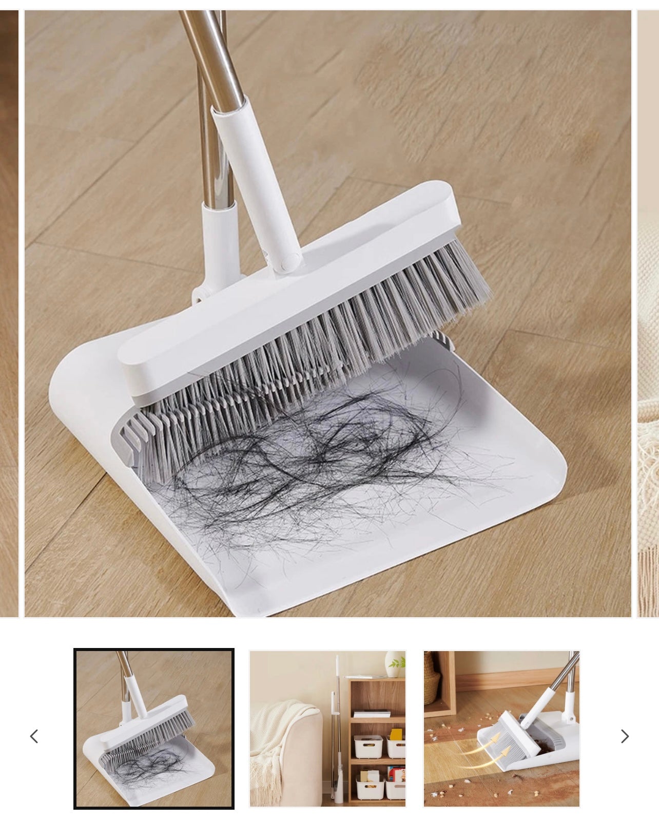 This Long Handled Dustpan Brush Set features a 90CM ergonomic handle that eliminates the need to bend. The broom swivels 360° to reach every corner, the foldable dustpan is easy to store in tight spaces.Built-in comb teeth ensure quick bristle cleaning..