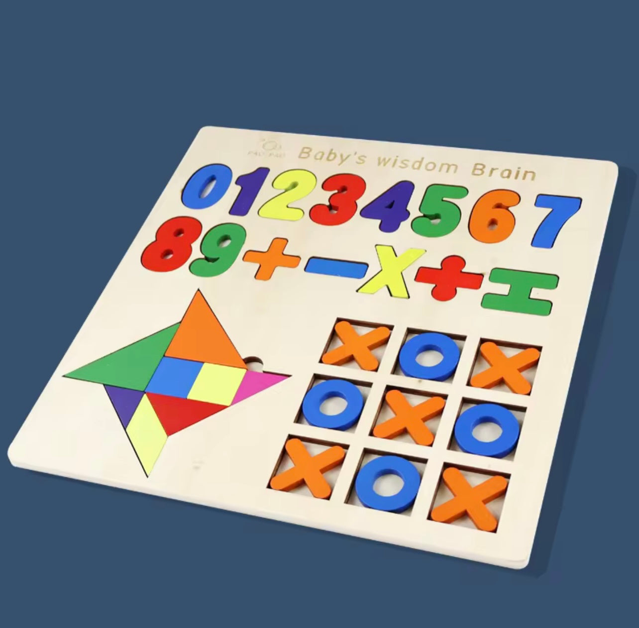 تصميم جديد ملون 3 في 1 ألغاز لعبة قوس قزح بناء الأطفال الأطفال الروس بانشاو لوحة Tangram Toys 3D Wood Guzzle Block