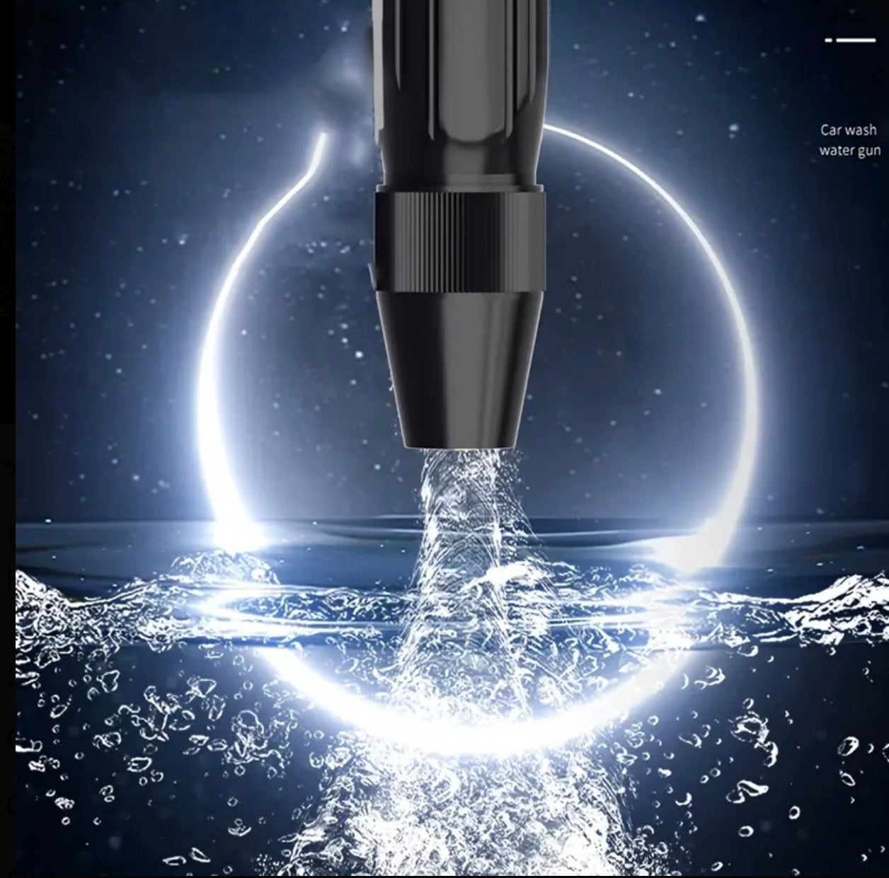 4pcs Plastic Body Black King Kong Standard Connection Household Car Wash Water Gun Pressure Washer Nozzle Spray Nozzle 1/2" Quick Connect Easy Adjustable