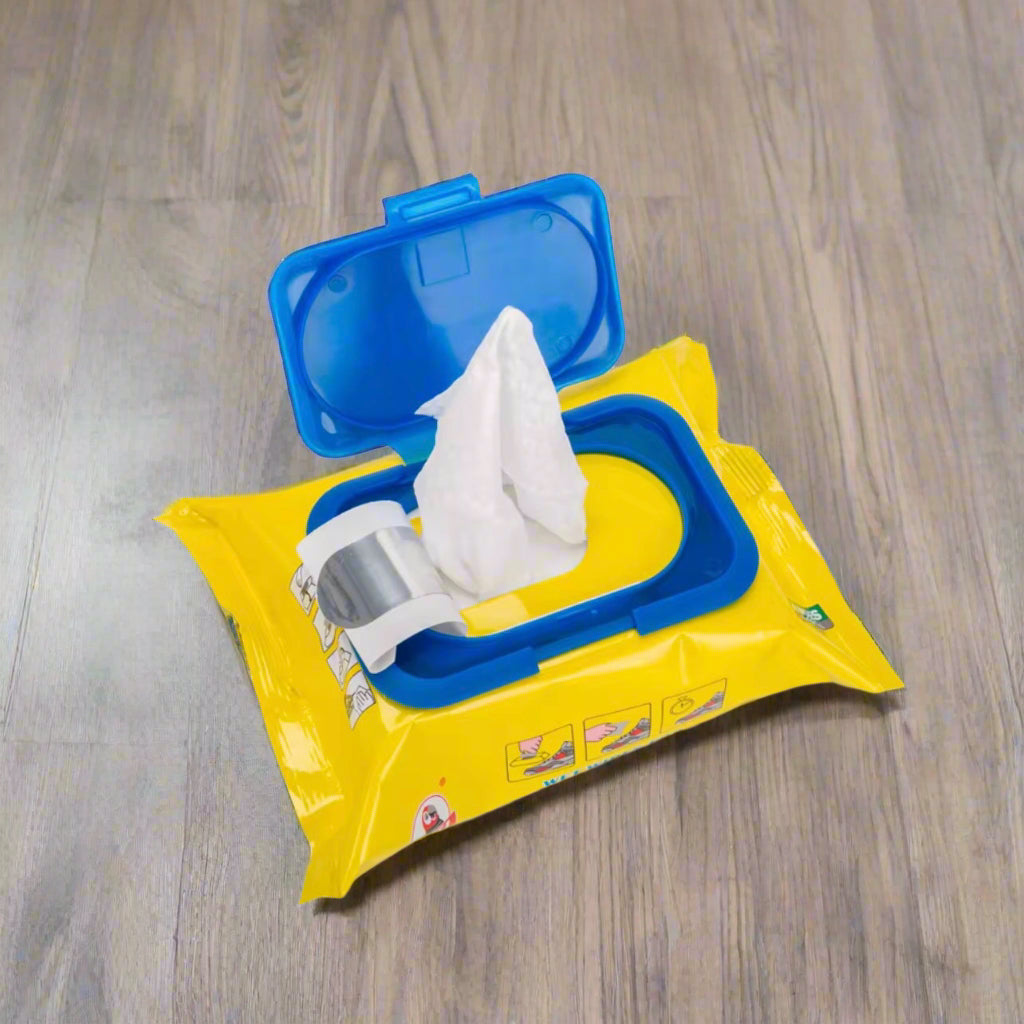 Sneaker & Shoe Cleaner Wipes - 1 Packs of 30- Portable Sneakers Cleaner Shoe Wipes Quickly Remove Dirt & Stains - These Disposable Shoe Cleaning Wipes Can Be Used On Footwear