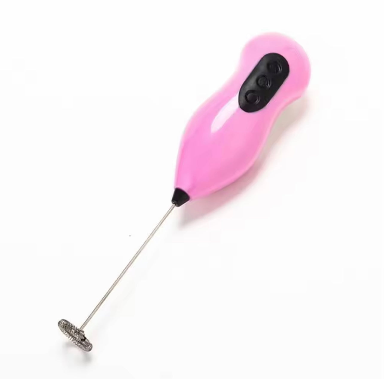 Milk Frother Foam Maker - رغوة مصغرة تعمل بالبطارية ، قهوة متوفرة مع هوكات من الفولاذ المقاوم للصدأ للحليب ، القهوة ، لاتيه ، كابوسينو