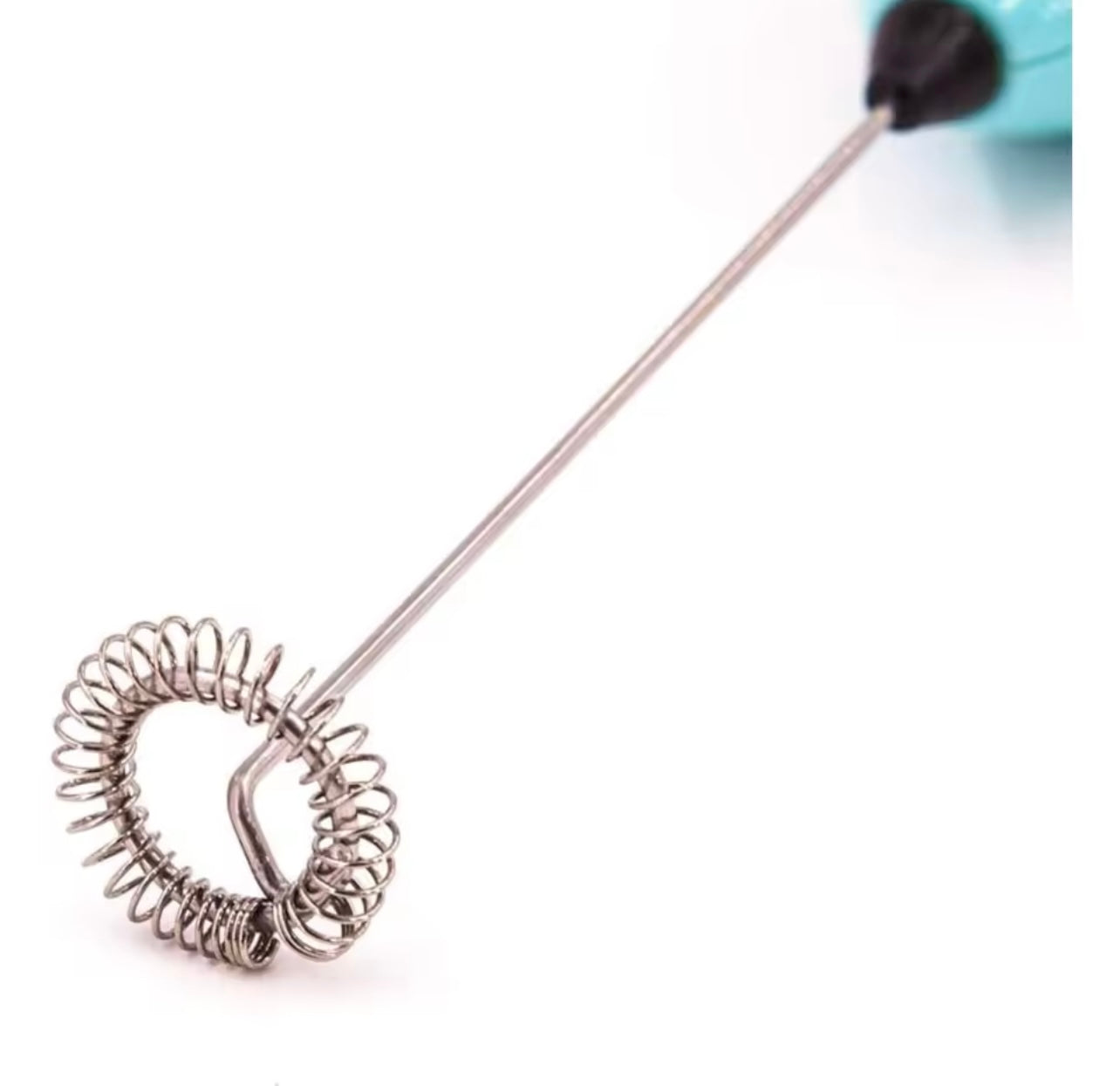 Milk Frother Foam Maker - رغوة مصغرة تعمل بالبطارية ، قهوة متوفرة مع هوكات من الفولاذ المقاوم للصدأ للحليب ، القهوة ، لاتيه ، كابوسينو