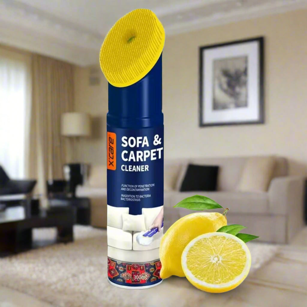 XCARE Multipurpose Foam Cleaner I Leather Sofa Carpet Car Interior and seat House Surface Multi Purpose Foam Sprav Cleaner 300ML