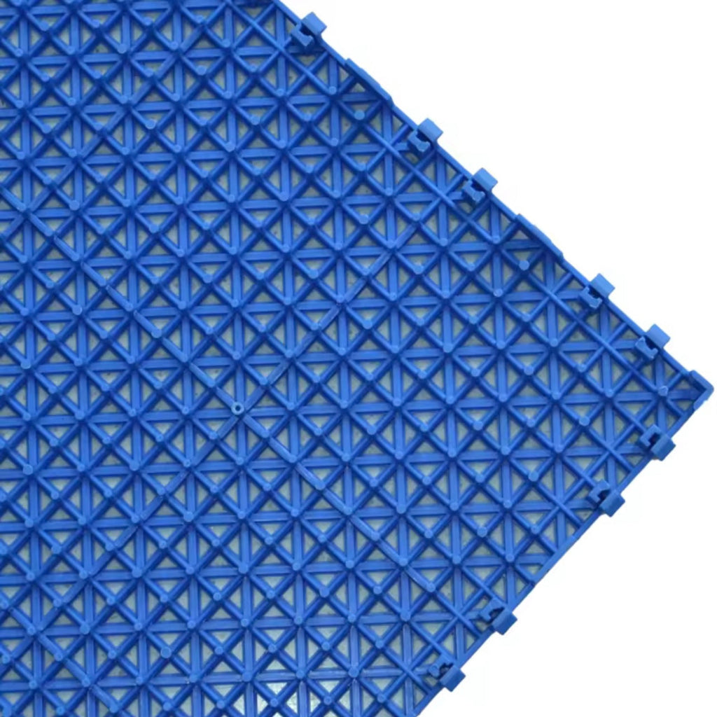 1pc Non-Slip Mat – Connectable & Cuttable TPE Floor Mat for Home & Bathroom Use