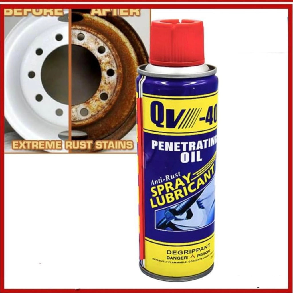 Strong Rust Remover: Powerful Metal Rust Inhibitor & Lubricant with Screw Loosener, Brake Disc Rust Remover, and More - 400ml Spray for Cars, Bikes, and Household Items, Bicycle Rust Treatment | Clarity I Rust Removal Efficiency
